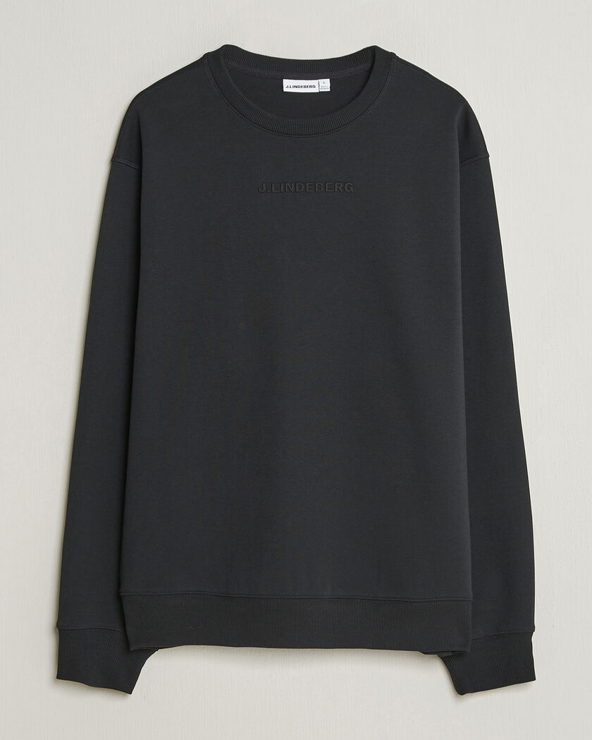 J.Lindeberg Club Crew Neck Black – Negro