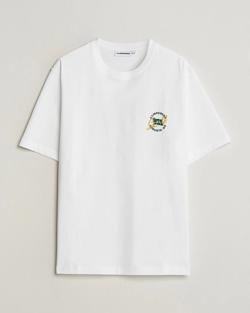 J.Lindeberg Parcie Tour T-Shirt White – Blanco