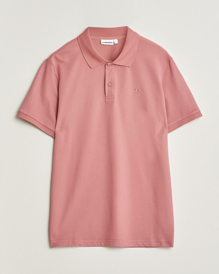 J.Lindeberg Verse Polo Withered Rose – Rojo