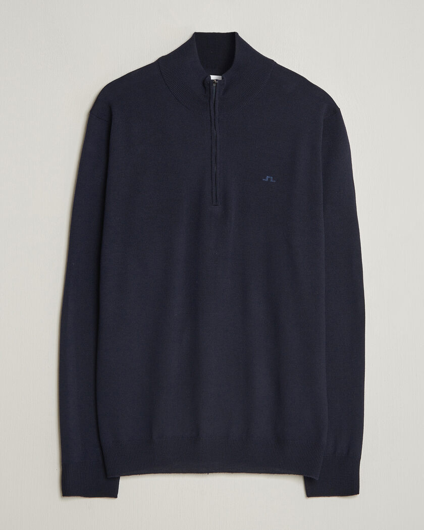 J.Lindeberg Kiyan Merino Half Zip JL Navy – Azul