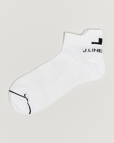 J.Lindeberg Spin Short Golf Sock White – Blanco