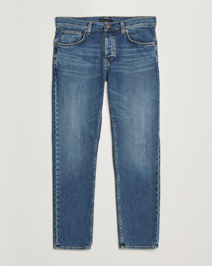 Nudie Jeans Solid Ollie Jeans Blue Blur – Azul