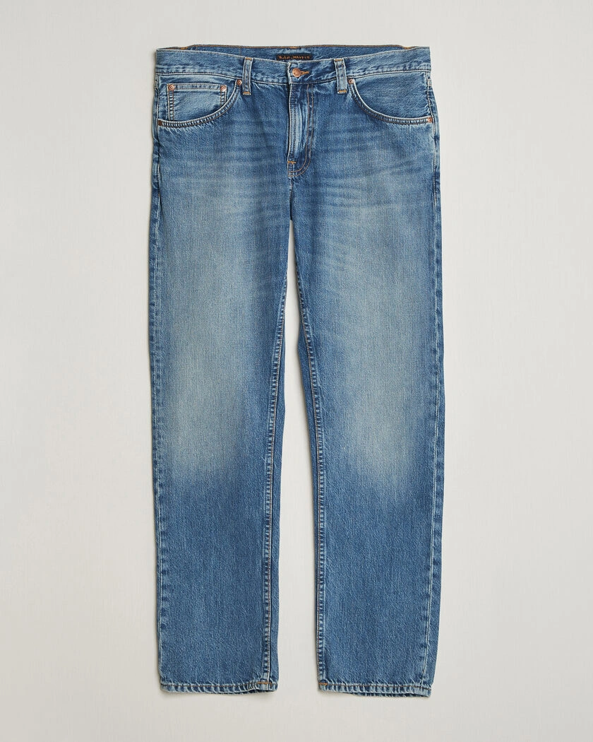 Nudie Jeans Gritty Jackson Jeans Cool Blue – Azul