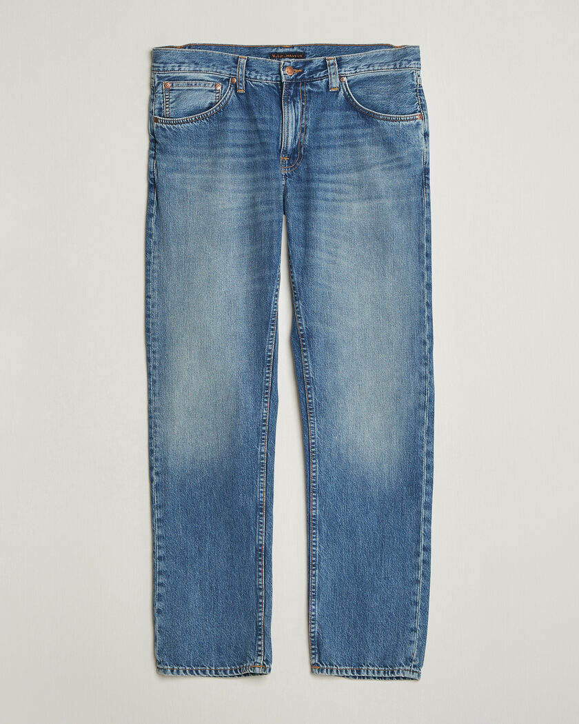 Nudie Jeans Gritty Jackson Jeans Cool Blue – Azul