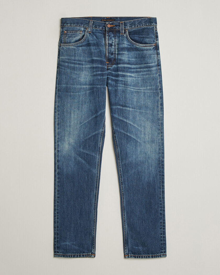 Nudie Jeans Steady Eddie II Jeans Muted Tracks – Azul