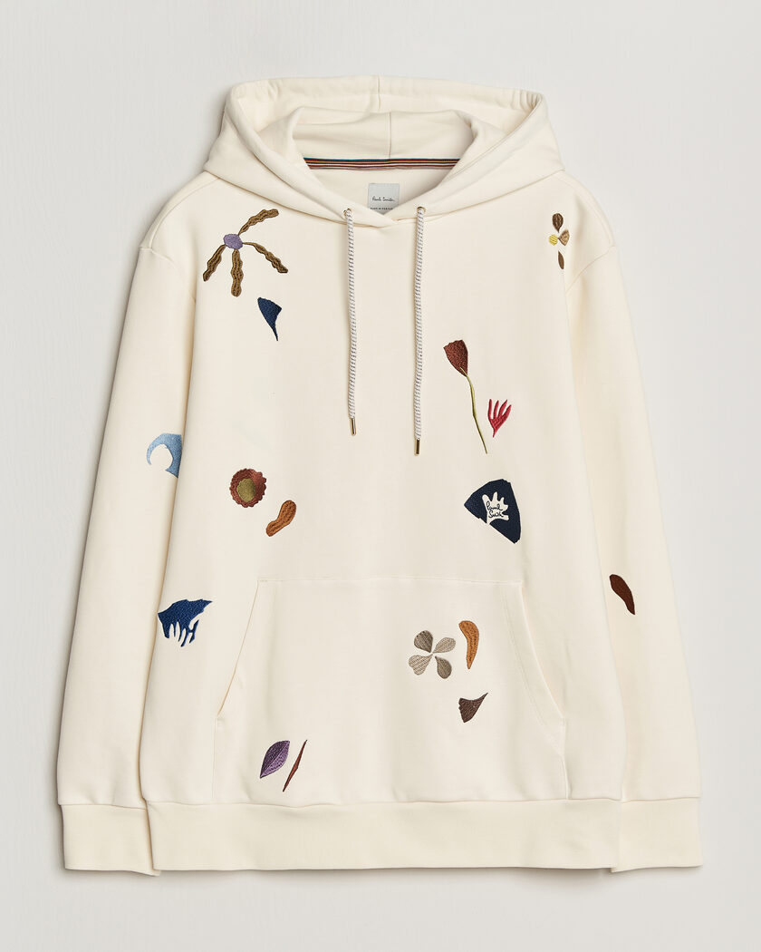 Paul Smith Embroidered Hoodie White – Blanco