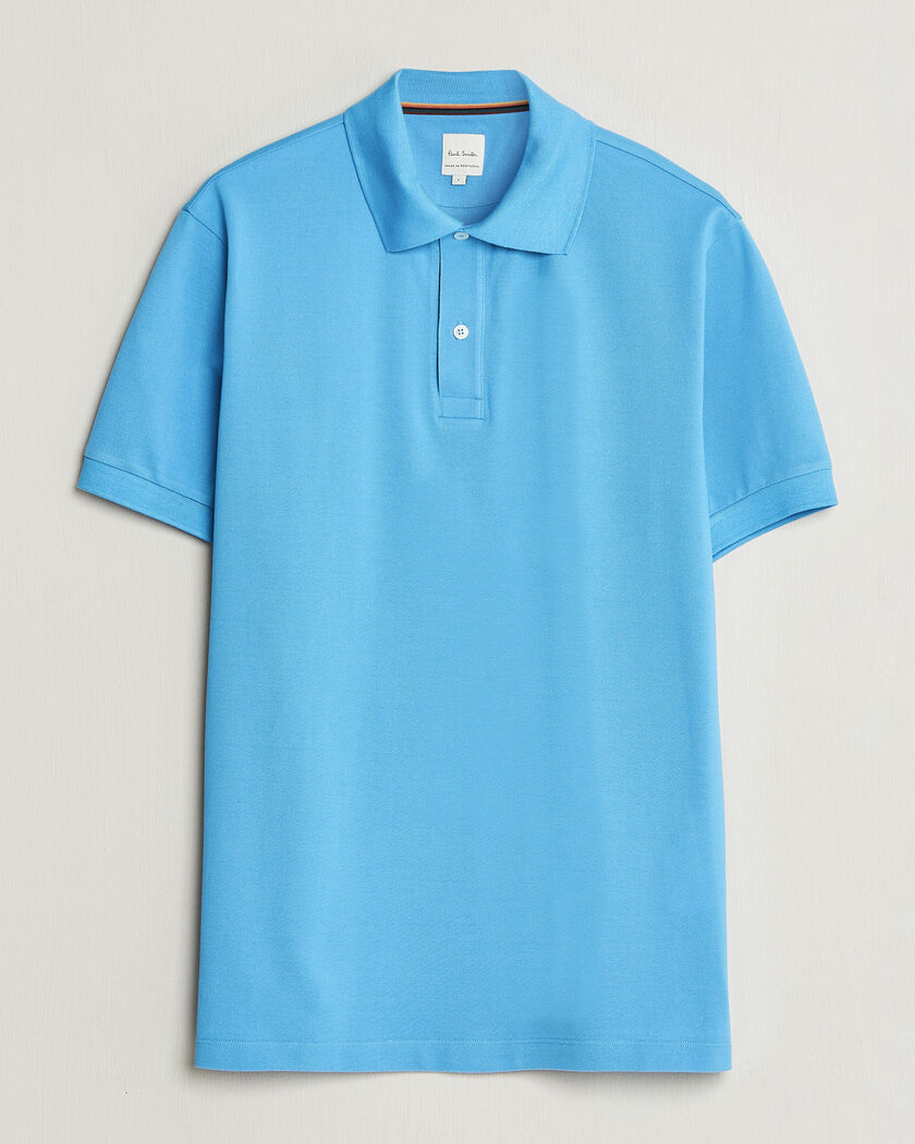 Paul Smith Placket Stripe Polo Blue – Azul