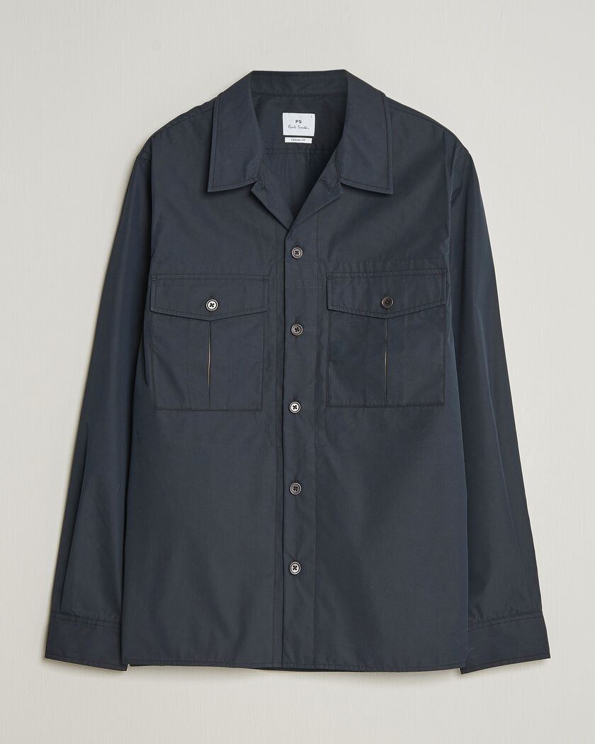 PS Paul Smith Casual Cotton Overshirt Navy – Azul