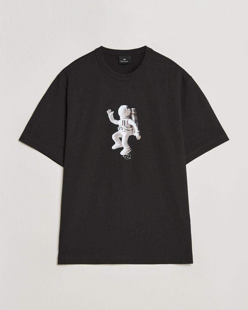 PS Paul Smith Astronaut Printed T-Shirt Black – Negro