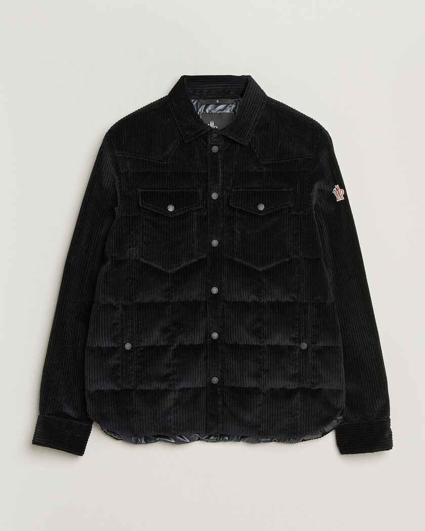 Moncler Grenoble Gelt Corduroy Shirt Jacket Black – Negro