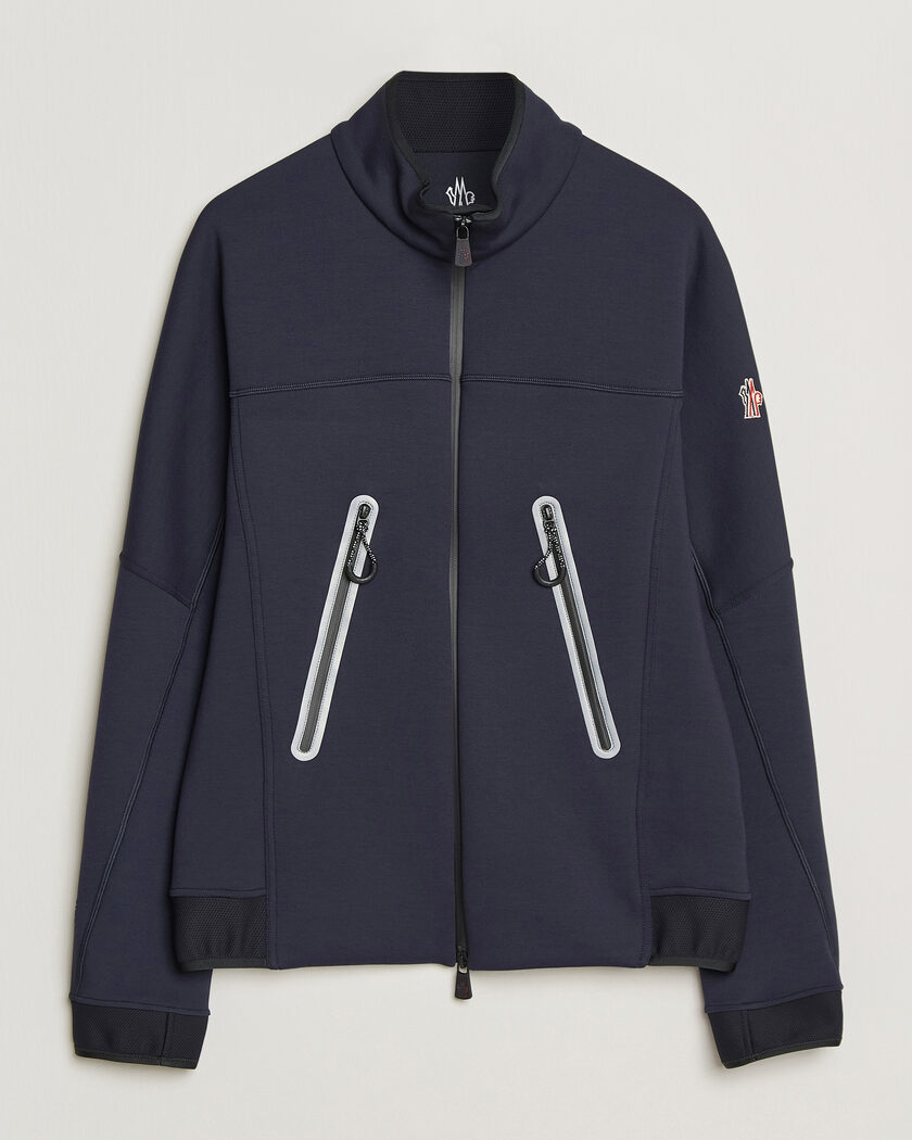 Moncler Grenoble Zip Up Cardigan Navy – Azul