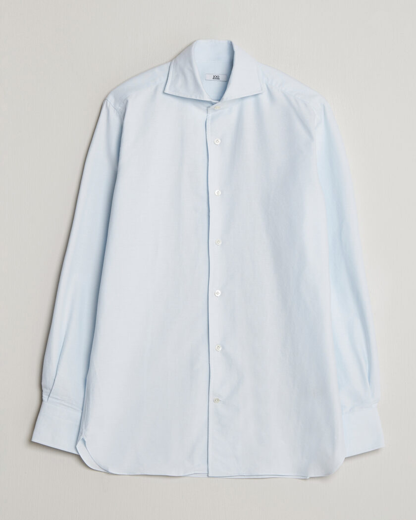 100Hands Washed Oxford Shirt Light Blue – Azul