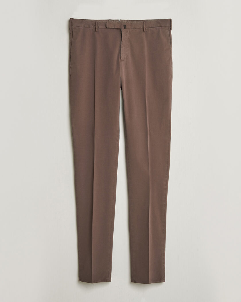 Incotex Slim Fit Comfort Chinos Dark Brown – Marrón