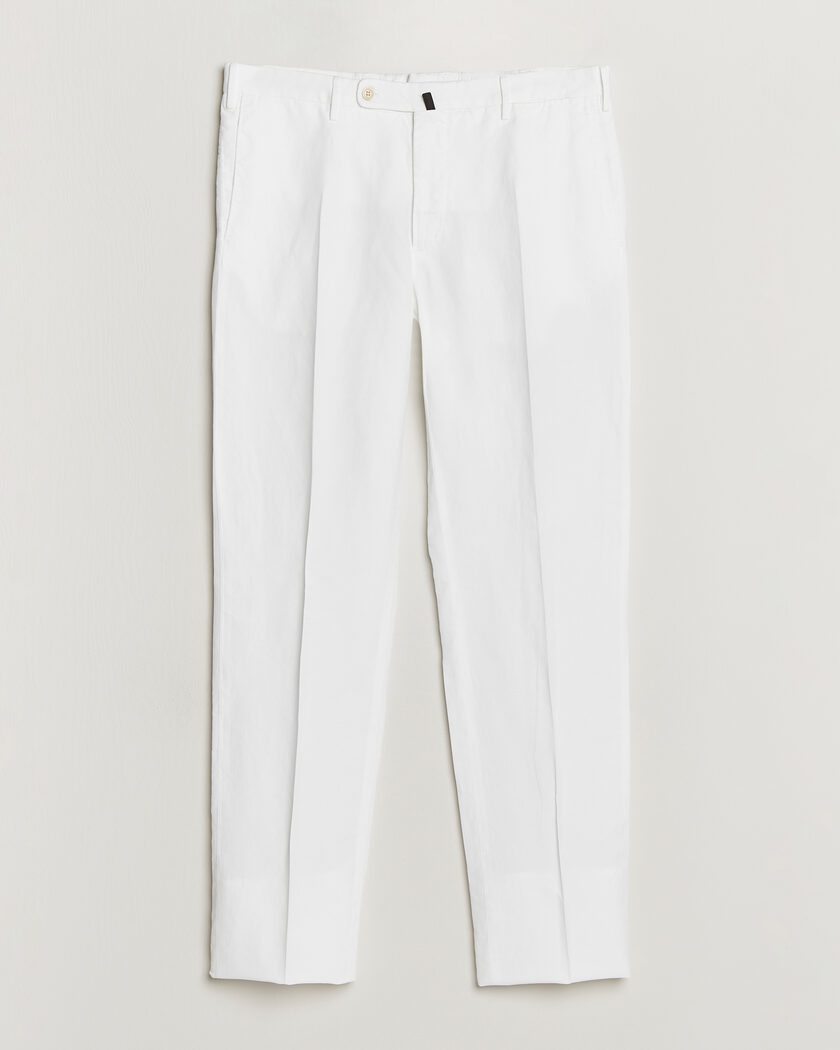 Incotex Regular Fit Chinolino Trousers White – Blanco