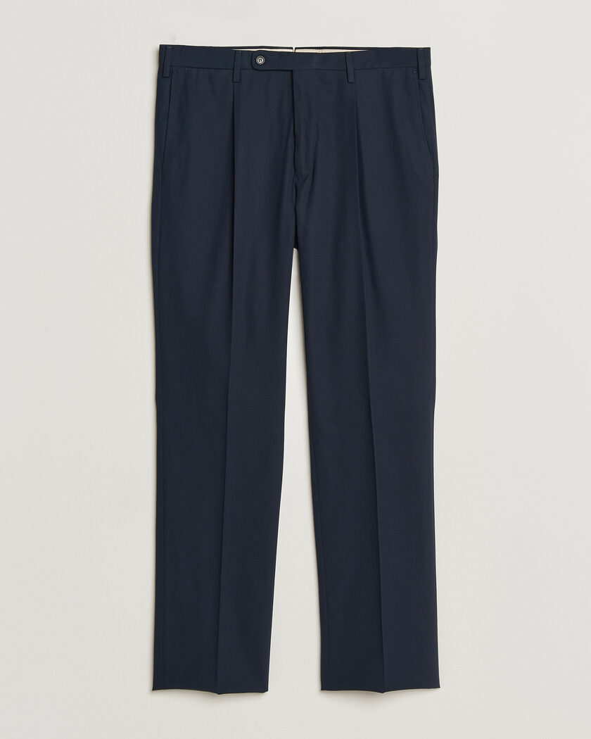 Incotex Ice Cotton Twill Pants Navy – Azul