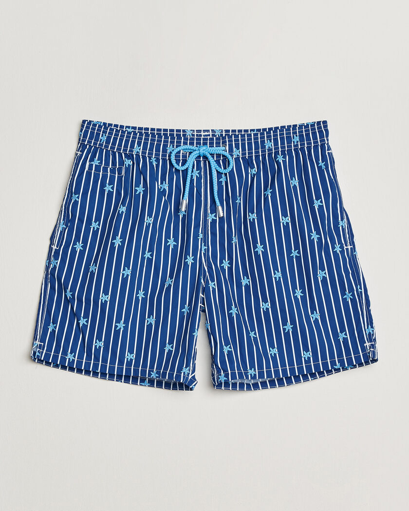 MC2 Saint Barth Printed Swim Shorts Blue Starfish – Azul