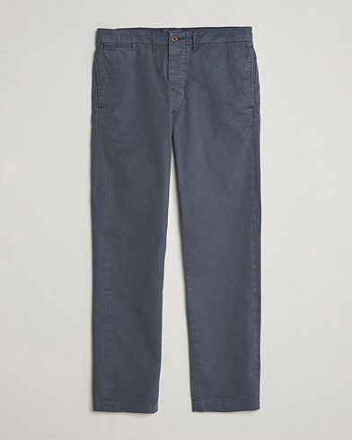 RRL Officers Flat Pants Navy – Azul