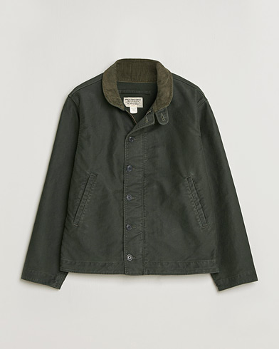 RRL Bower Deck Jacket Vintage Black – Negro
