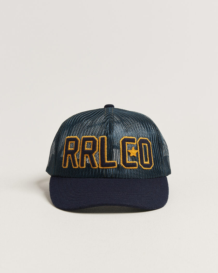 RRL Mesh Trucker Cap Navy – Azul