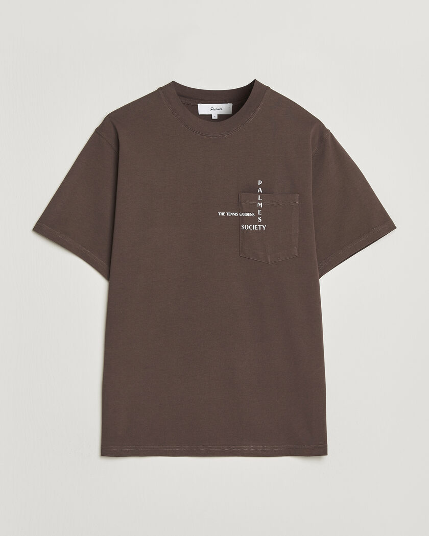 Palmes Ramus Pocket T-Shirt Brown – Marrón