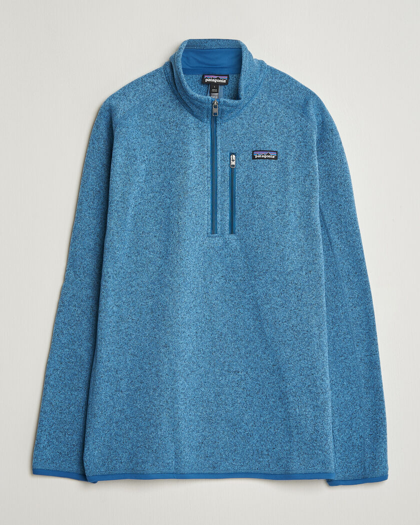Patagonia Better Sweater Half Zip Fleece Jacket Aquatic Blue – Azul