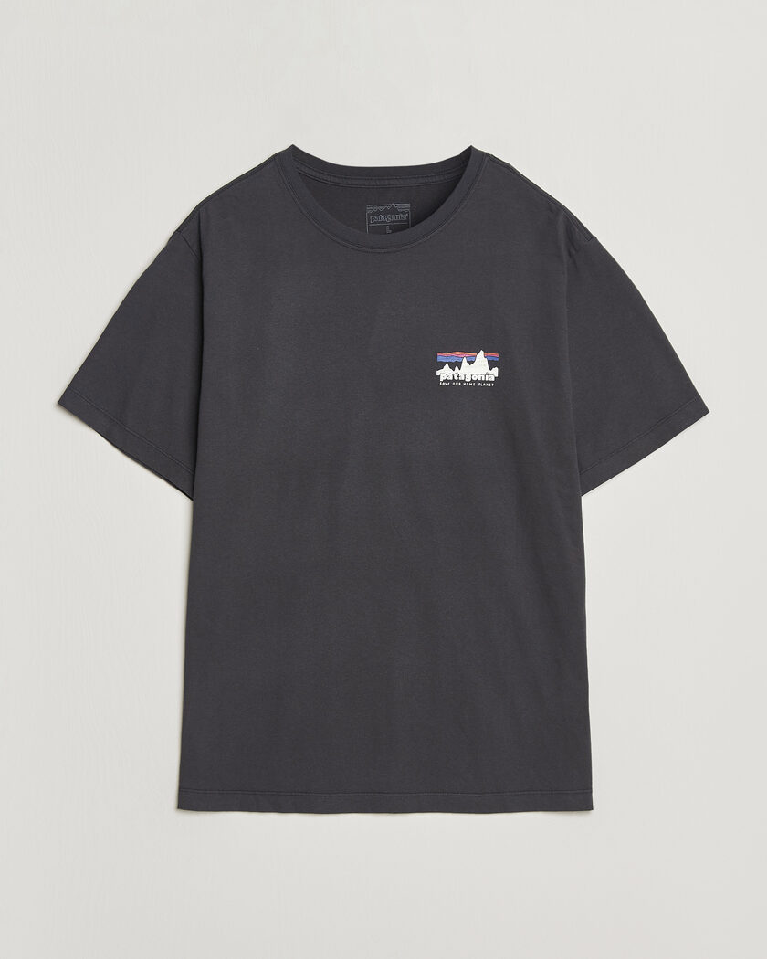 Patagonia 73 Skyline Logo T-Shirt Ink Black – Negro