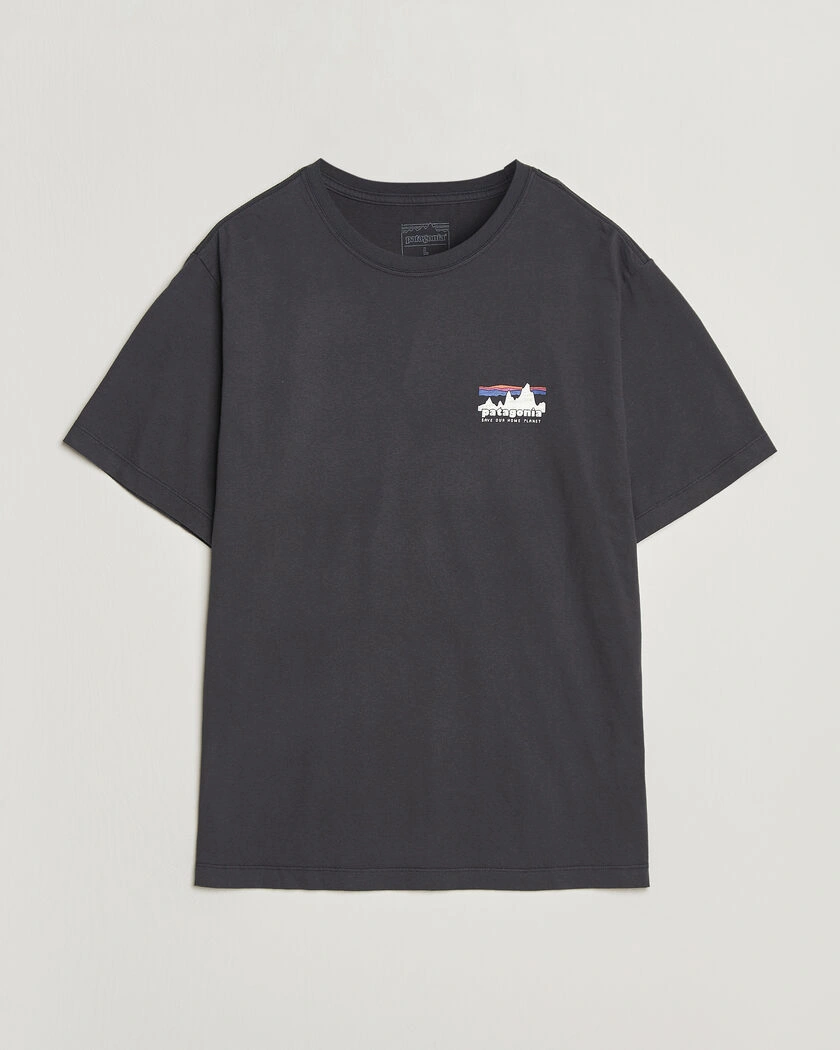 Patagonia 73 Skyline Logo T-Shirt Ink Black – Negro