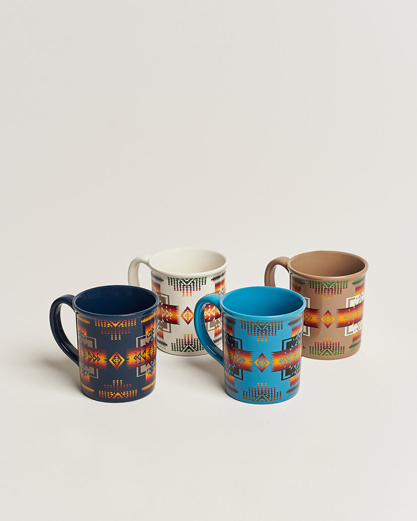 Pendleton 4-Pack Ceramic Mug Set Chief Joseph – Multicolor