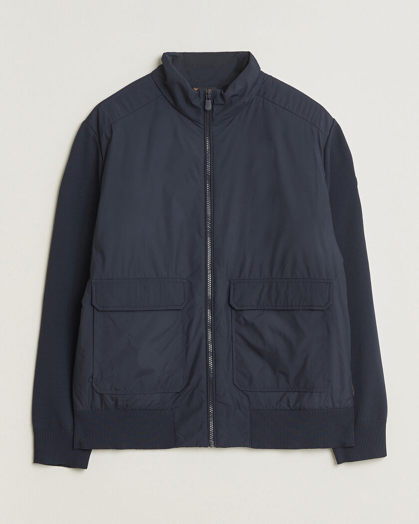 Moncler Hybrid Zip Cardigan Navy en CareOfCarl.es