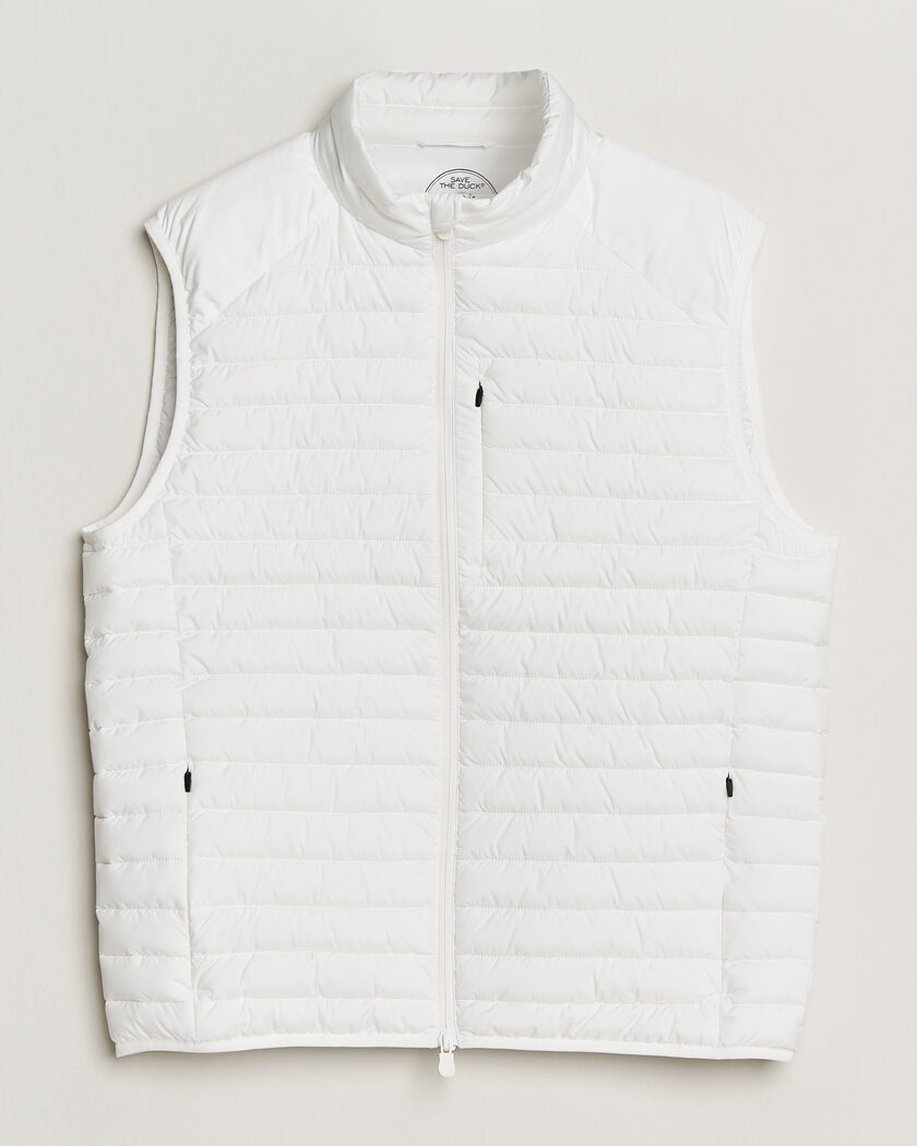 Save The Duck Dave Lightweight Padded Vest Dull White – Blanco