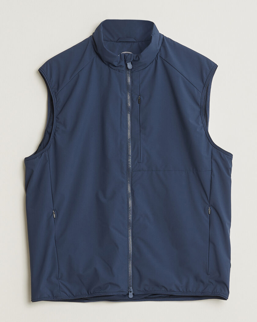 Save The Duck Joe Wind/Water Resistant Vest Navy Blue – Azul