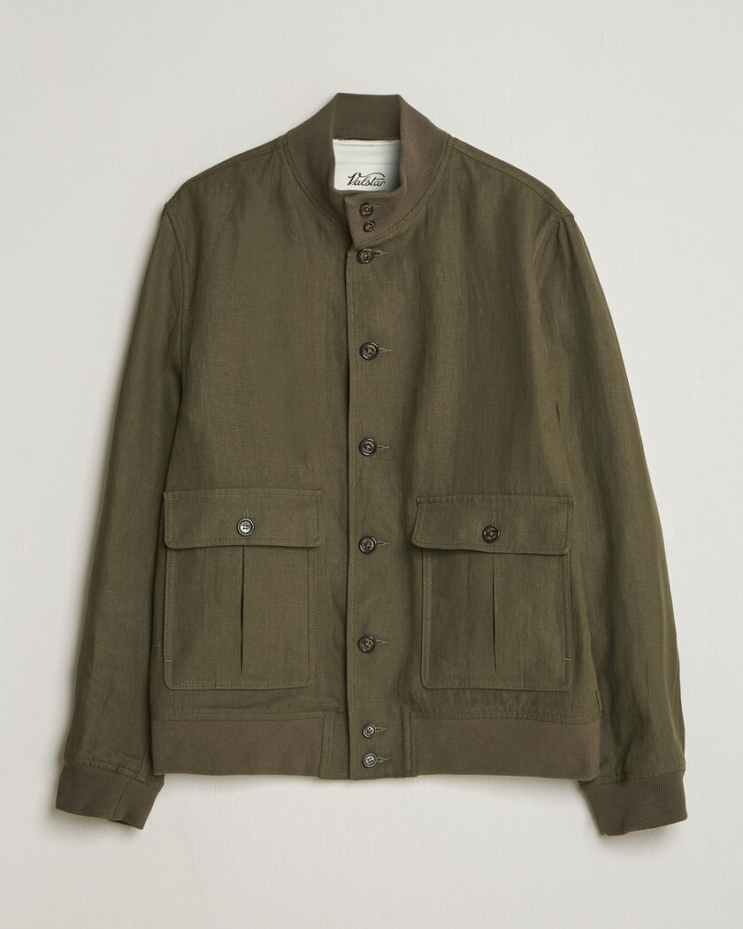 Valstar Valstarino Linen Jacket Olive – Verde