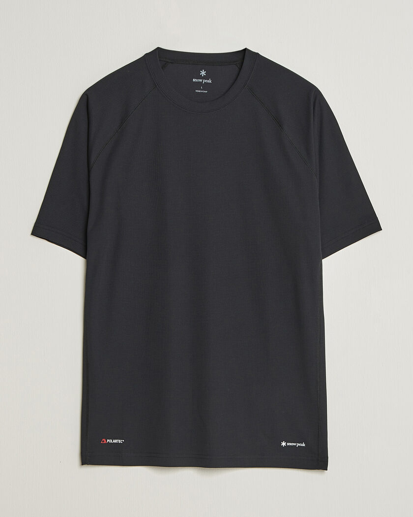 Snow Peak Polartec Power Dry T-Shirt Black – Negro