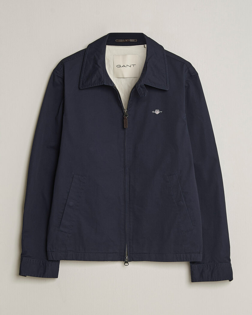 Gant Cotton Windcheater Jacket Evening Blue – Azul