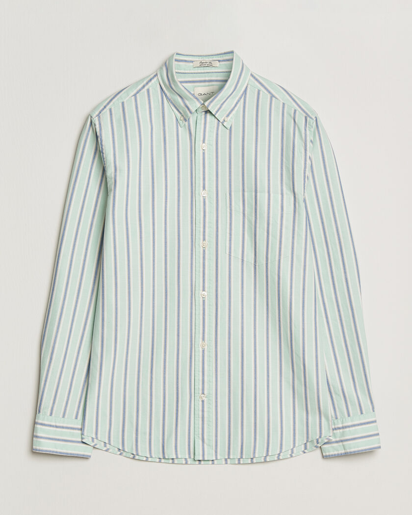 Gant Regluar Fit Archive Oxford Shirt Washed Turquoise – Verde