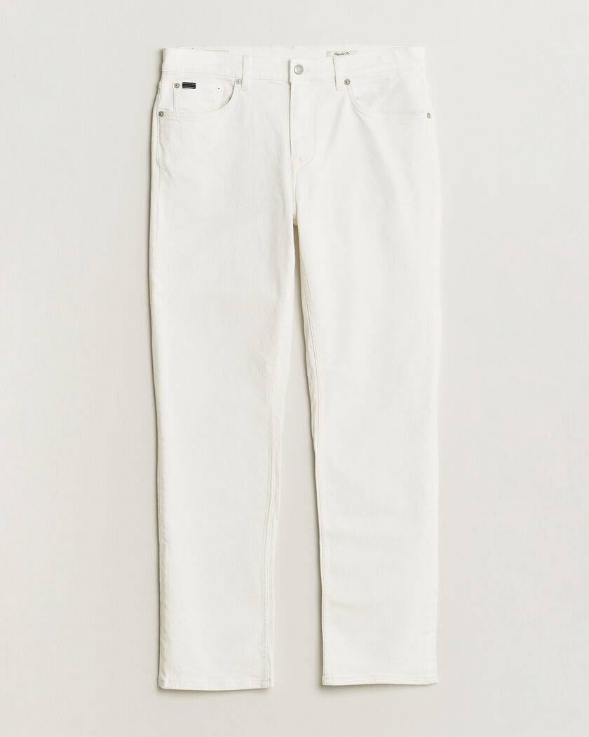 GANT Regular Fit Jeans Eggshell – Blanco