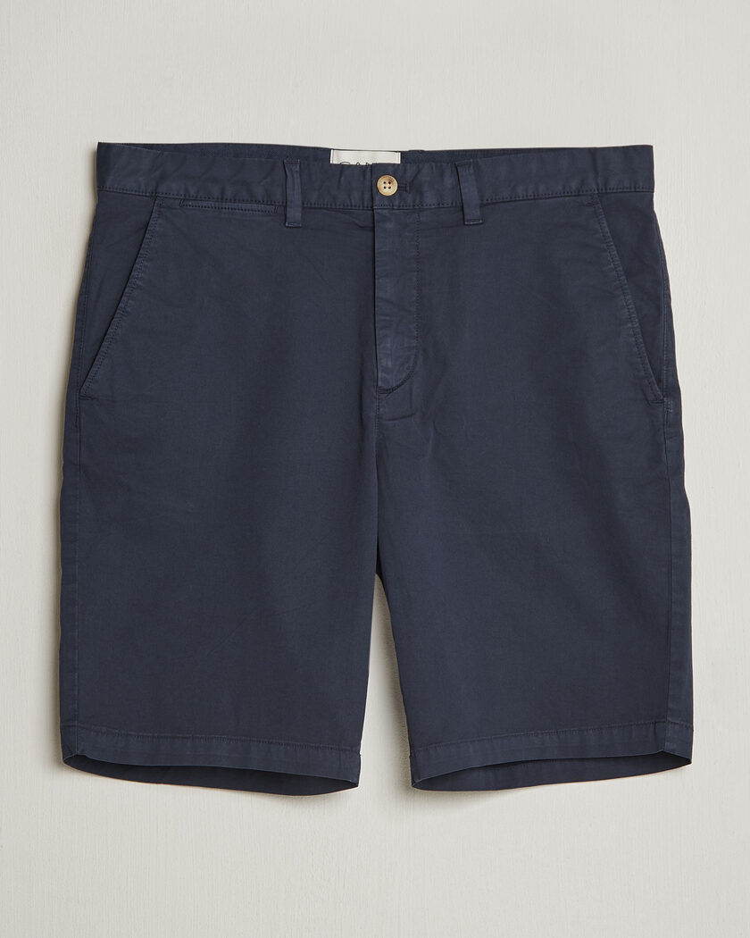 Gant Regular Sunfaded Shorts Evening Blue – Azul