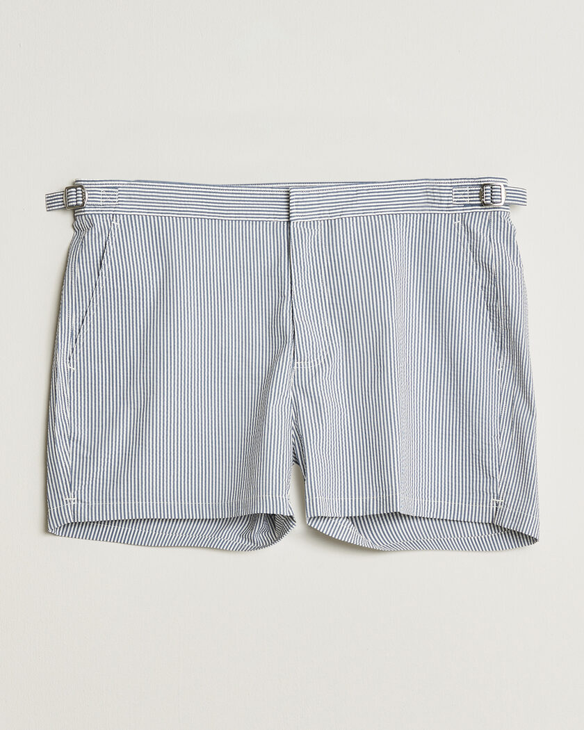 Gant Fitted Seersucker Swimshorts Vintage Blue – Azul