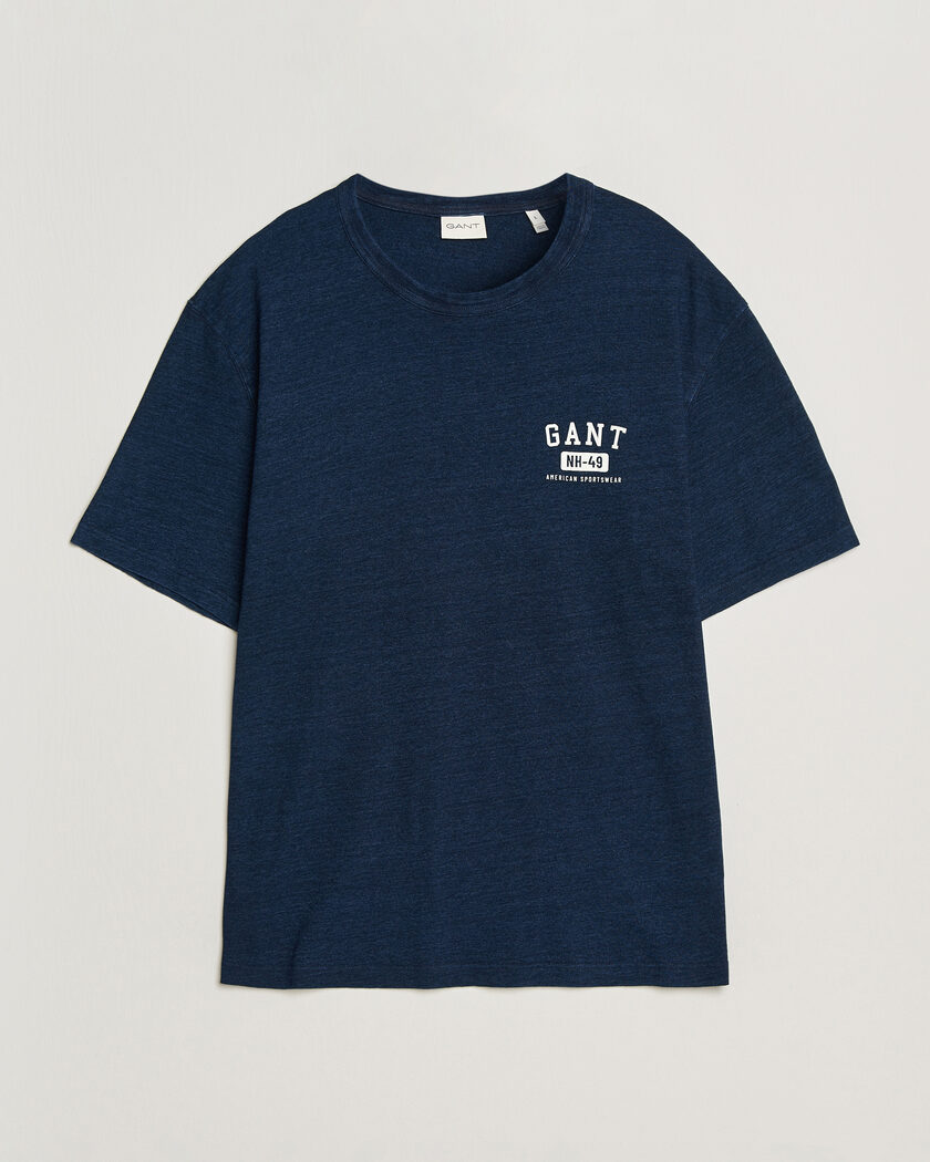 Gant Indigo Graphic T-Shirt Dark Blue – Azul