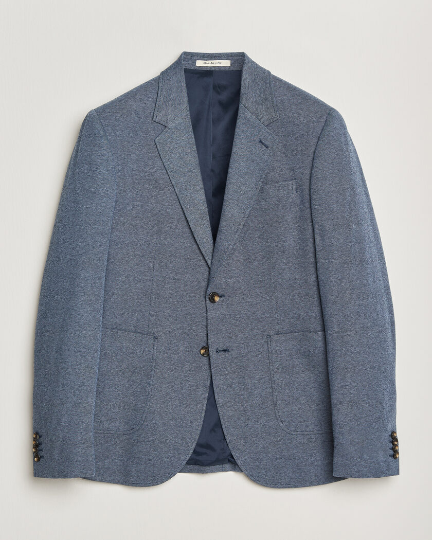 Gant Two Tone Jersey Pique Blazer Salty Sea – Azul