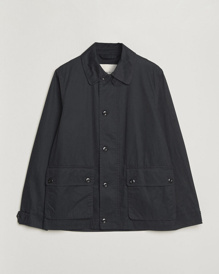 Gant Cotton Decker Jacket Black – Negro