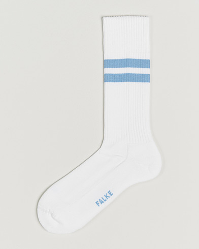 Falke Dynamic Tennis Sock White/Blue – Blanco