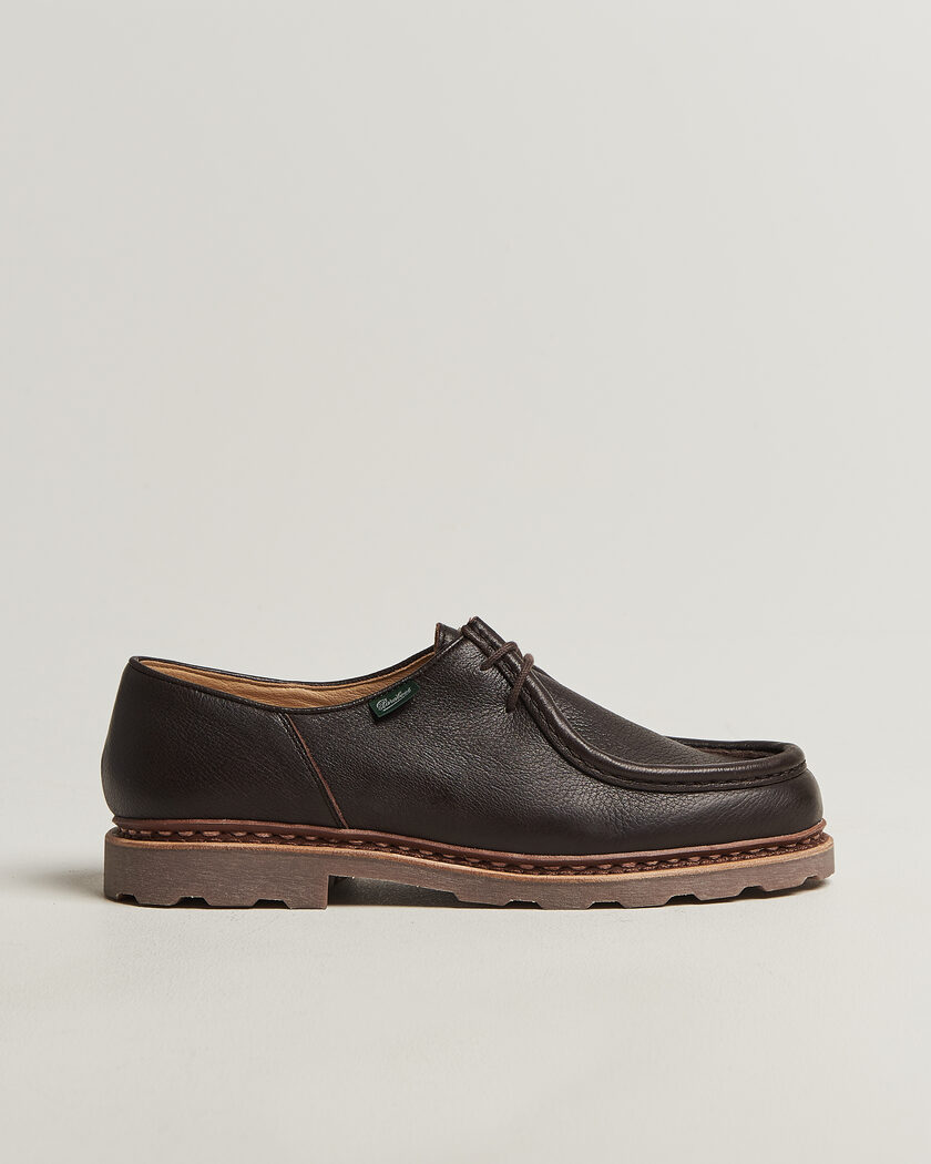 Paraboot Michael Derby Brown Deerskin – Marrón