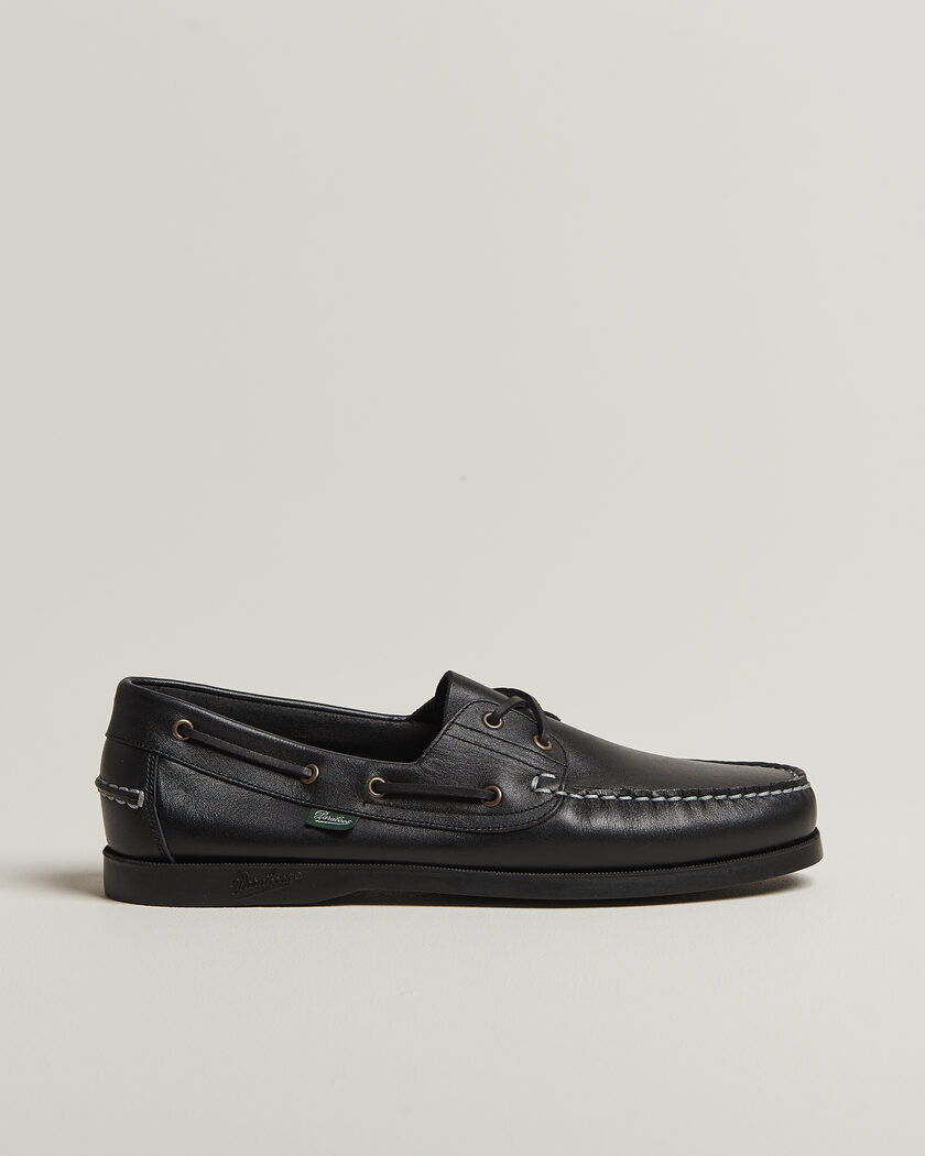 Paraboot Barth Boat Shoe Black – Negro