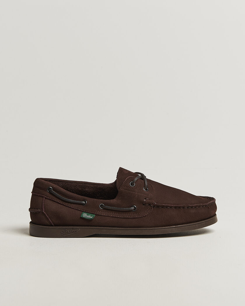 Paraboot Barth Boat Shoe Chocolate Nubuck – Marrón