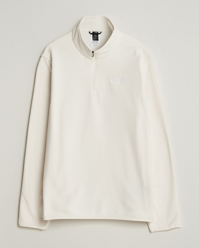 The North Face Glacier 1/4 Zip Fleece White Dune – Blanco