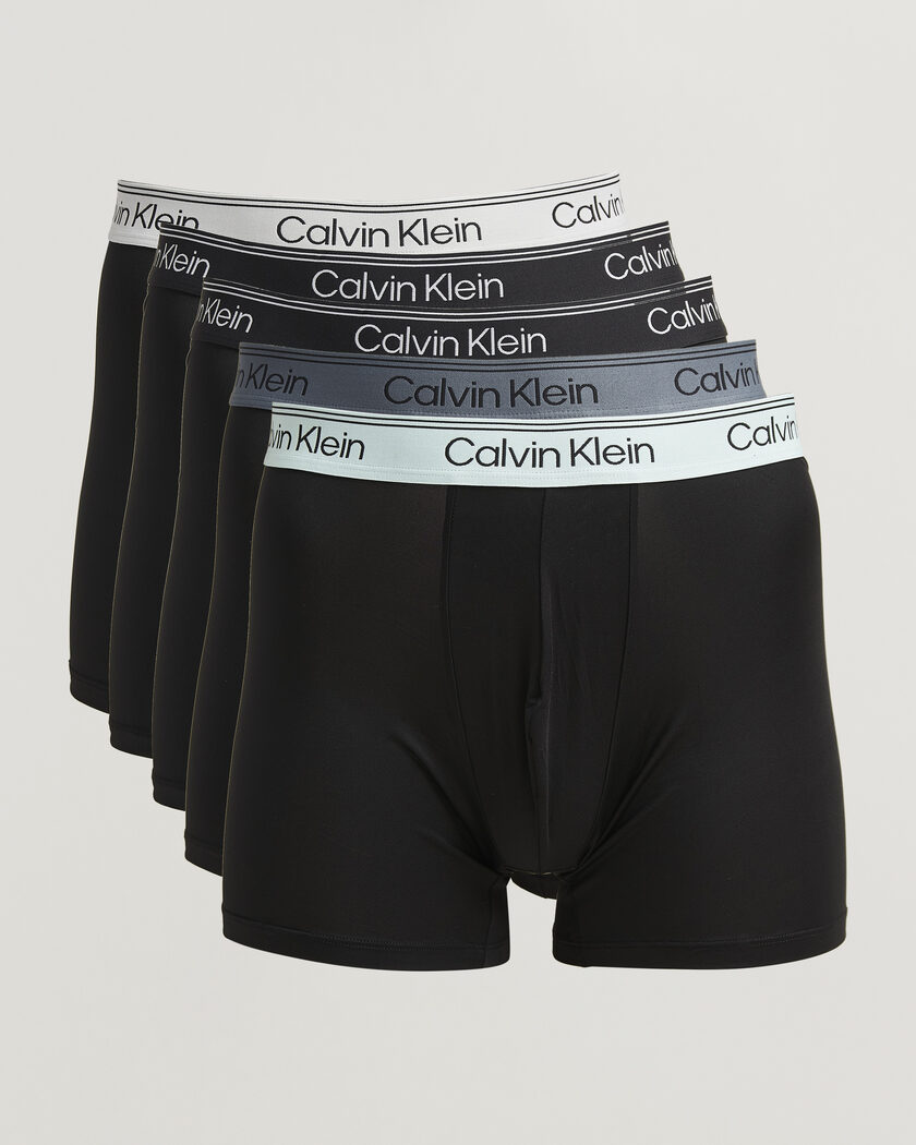 Calvin Klein 5-Pack Icon Cotton Stretch Boxer Brief Black – Multicolor