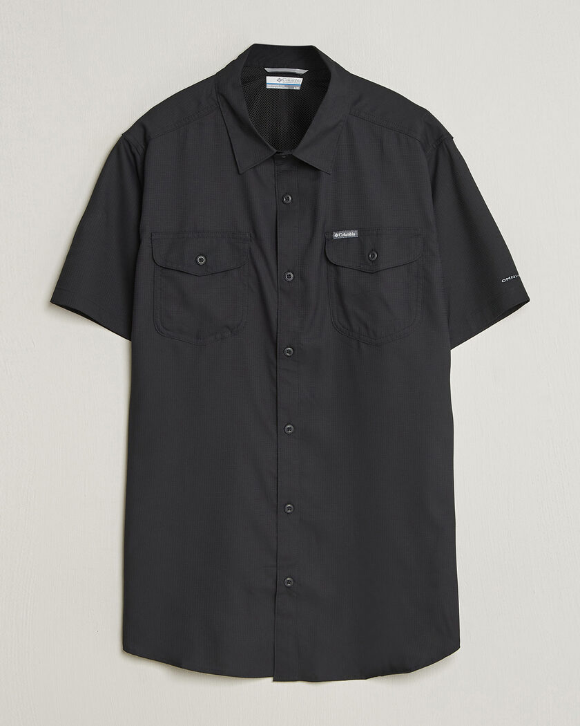 Columbia Utilizer II Short Sleeve Ripstop Shirt Black – Negro