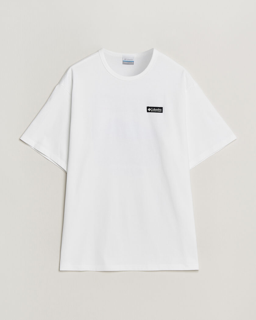 Columbia Heavyweight Back Graphic T-Shirt White – Blanco