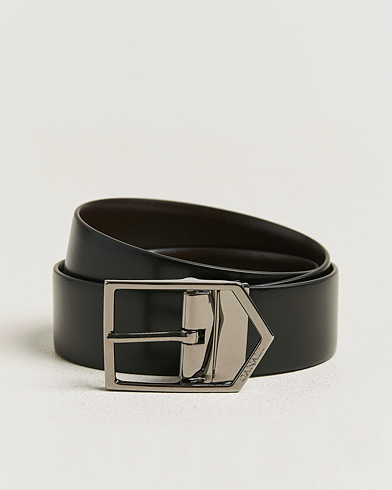 Canali Reversible Leather Belt Black/Brown – Multicolor